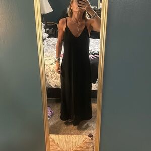 Black slip dress Sz M